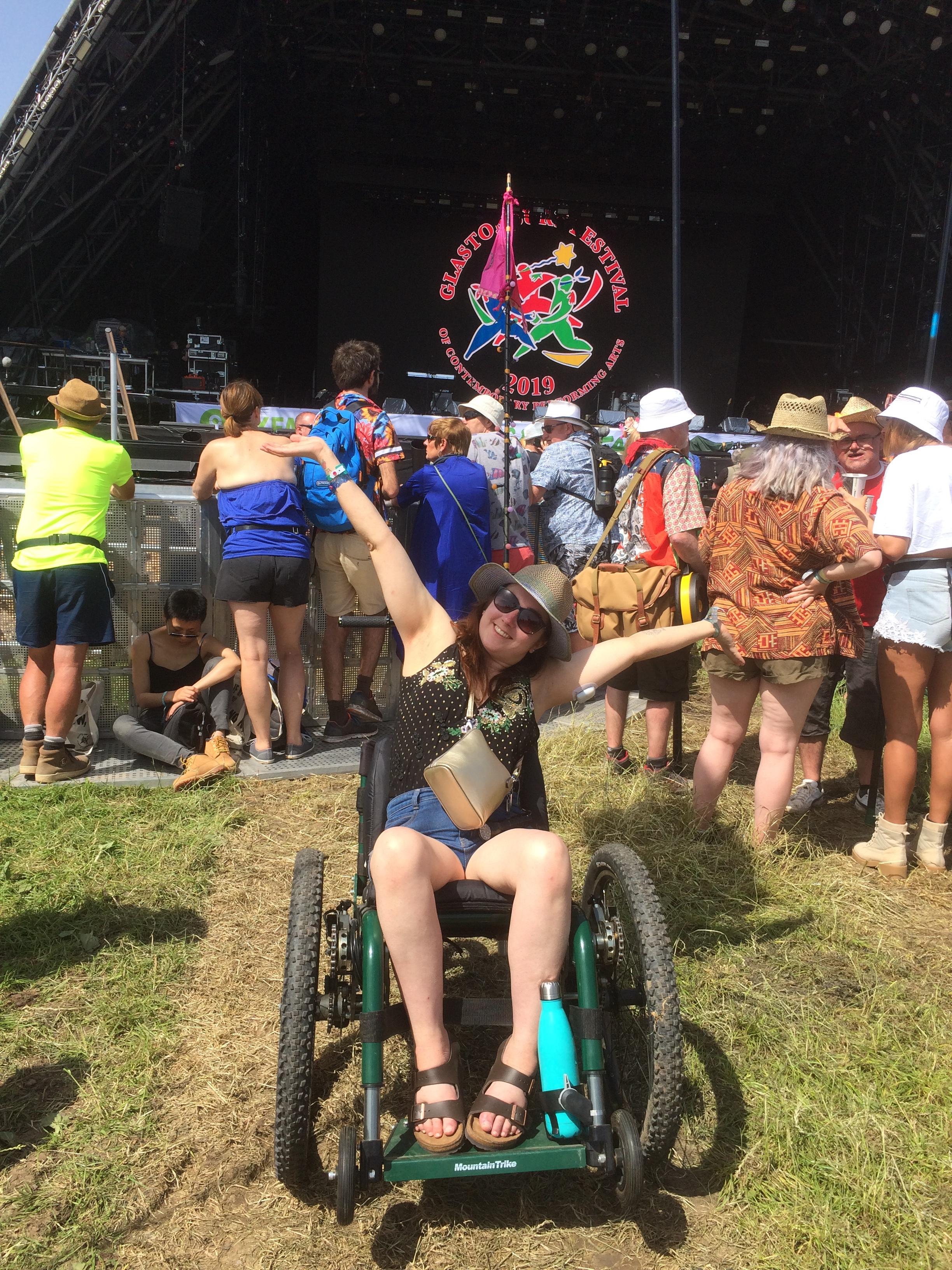 Mountain Trike enables access to festivals like Glastonbury