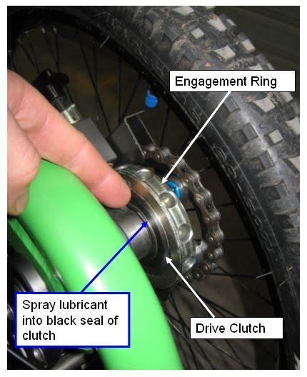 Mountain Trike drive clutch cleaning