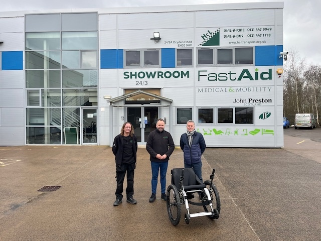 Fast Aid, part of John Preston Healthcare new distributor in Scotland for Mountain Trike