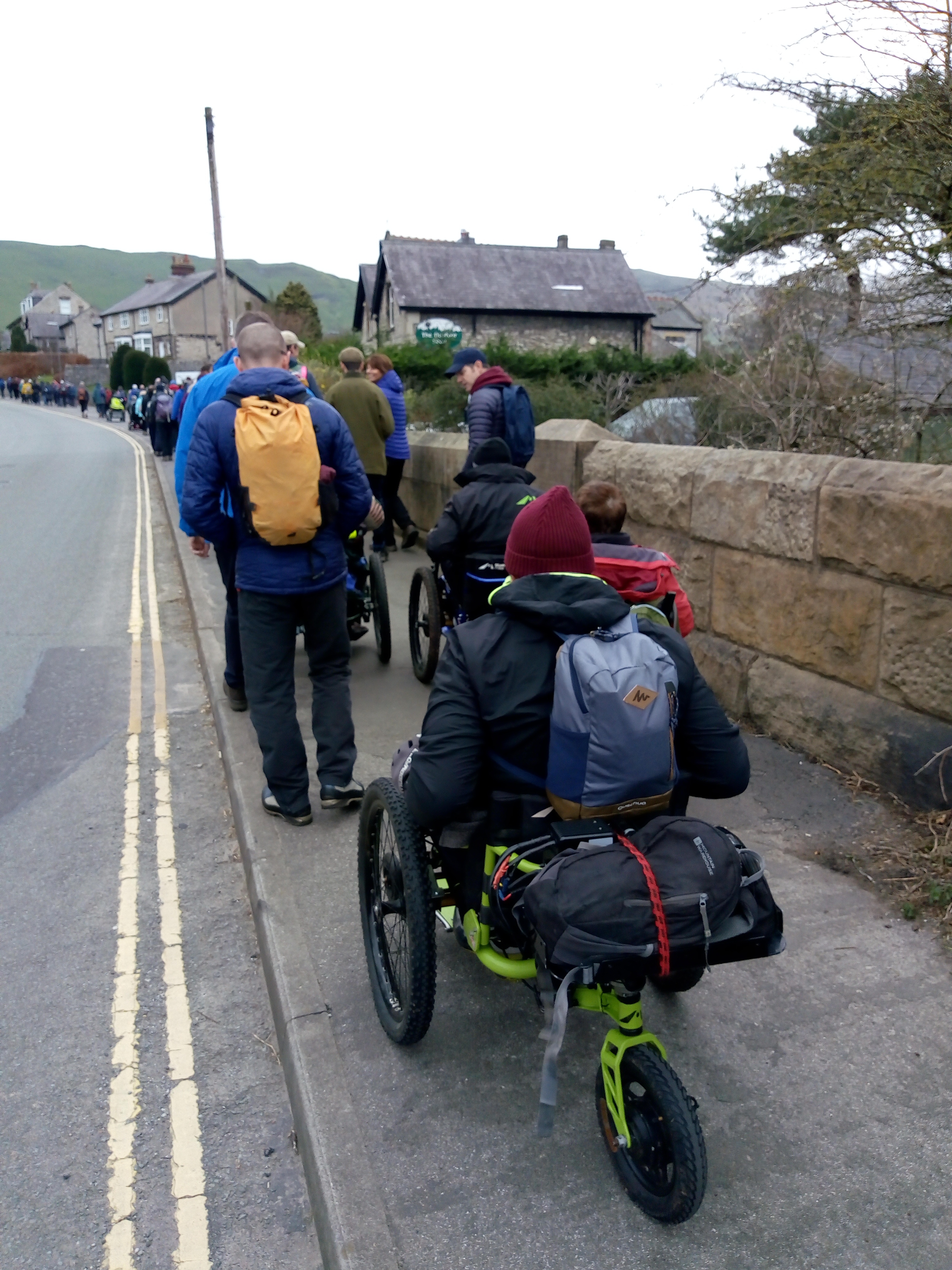 Mountain Trike join in on CNP celebratory ramble