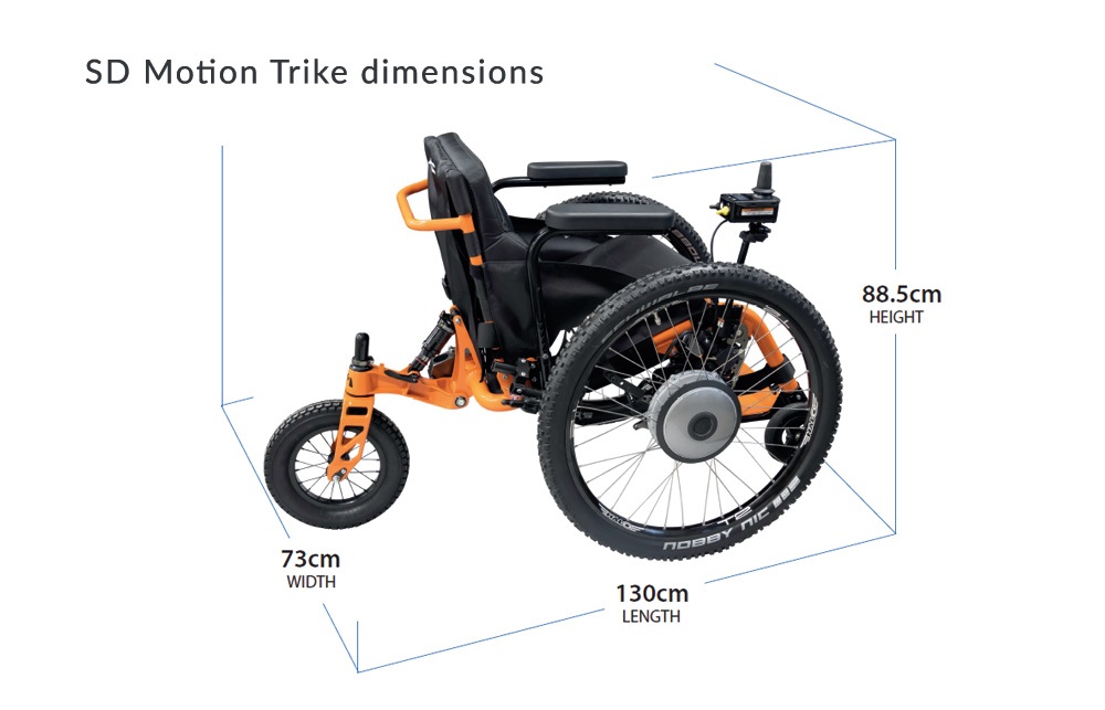 SDMotion Trike dimensions