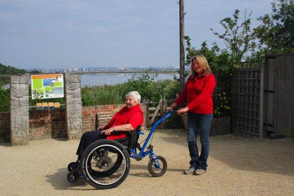 The MT Push, All Terrain Wheelchair now available at National Trust Brownsea Island