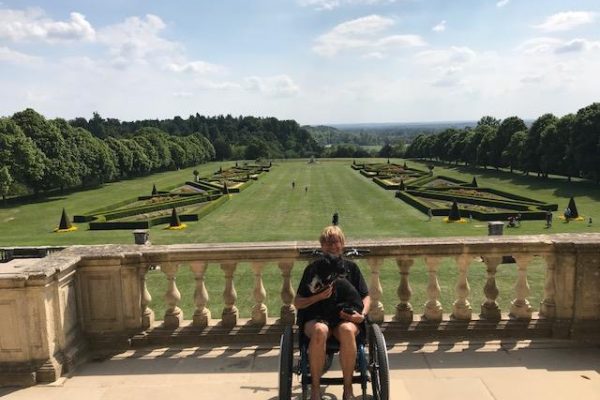 MT Push, all terrain attendant wheelchair demo at National Park Cliveden