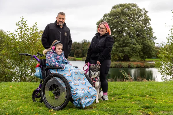 Alderford Lake with the Baker family