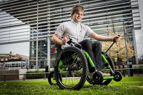 University offers off-road wheelchair for students