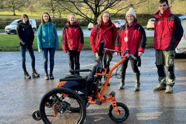 IIham Park, National Park in the Peak District provide all terrain wheelchair for visitors