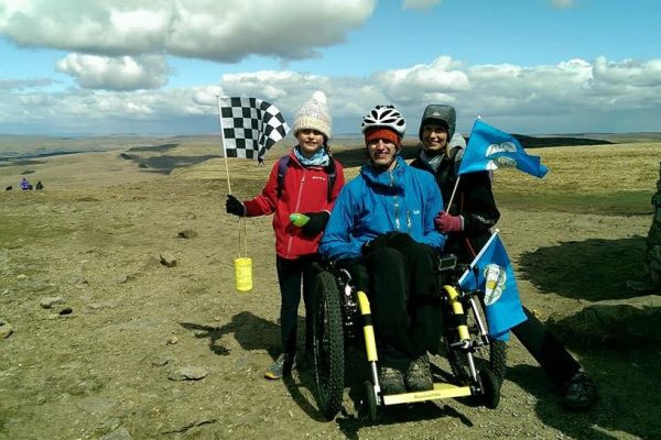 Yorkshire Three Peaks challenge for Mountain Trike wheelchair rider