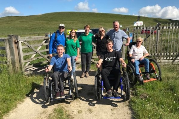 Accessibility and the Mountain Trike all terrain wheelchair on the Trans Pennine Trail